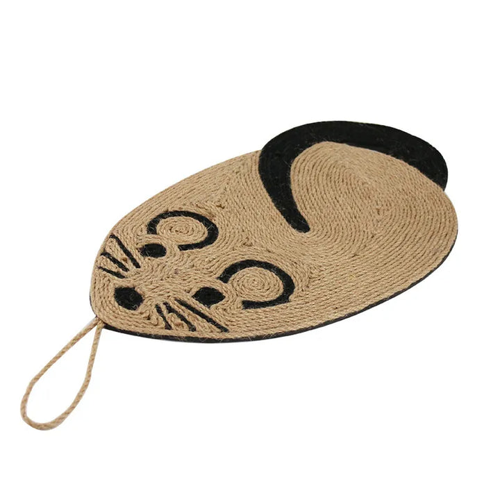 Durable sisal cat scratching mat designed for interactive play and furniture protection