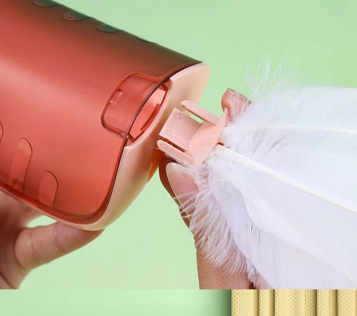 Active play cat toy: Interactive feather and treat dispenser designed for hours of feline entertainment