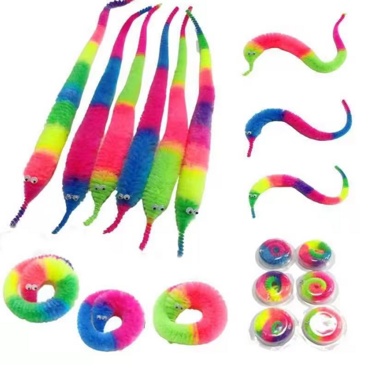 Interactive cat toy with plush tail and colorful ball, perfect for engaging playtime.