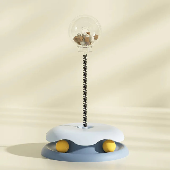Pet supplies: Interactive cat treat dispenser for enrichment and engaging play