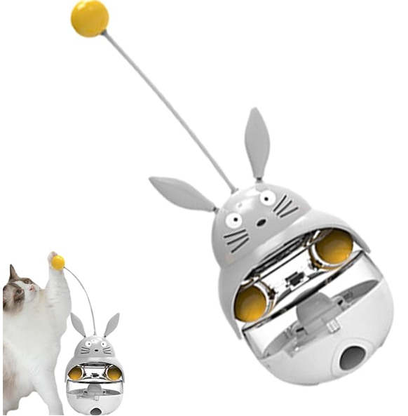 Interactive Cat Toy, Wiggle Treat Dispenser, designed for enriching playtime and curiosity