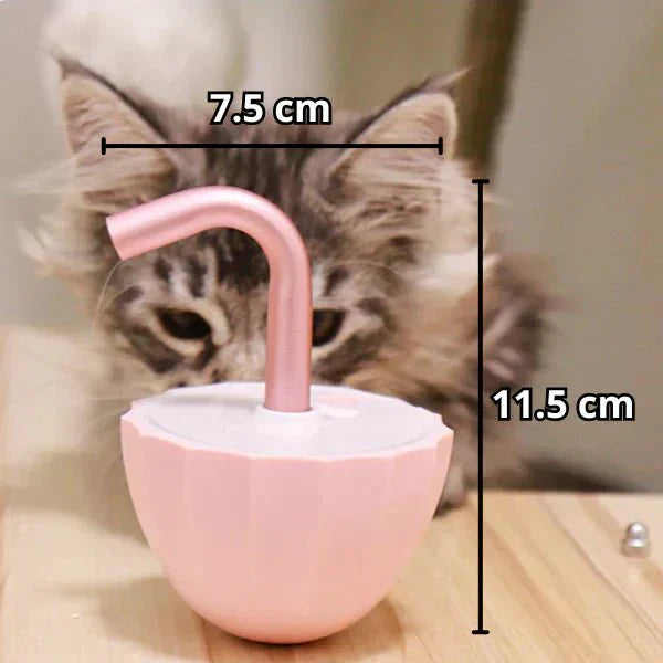 Wobble laser toy for cats, automatic multi-directional laser beam keeps pets entertained.