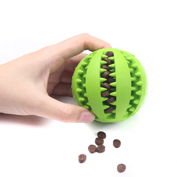 Strong dog chew ball, designed for aggressive chewers' dental health and fun