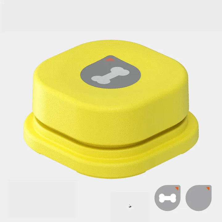 Interactive dog buttons with sound recording function for pet communication, dog training aid