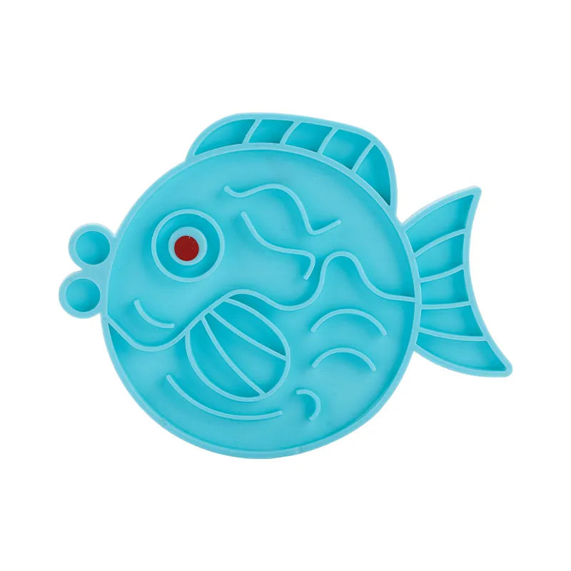 Behavioral pet enrichment toy: interactive food puzzle for mental stimulation.