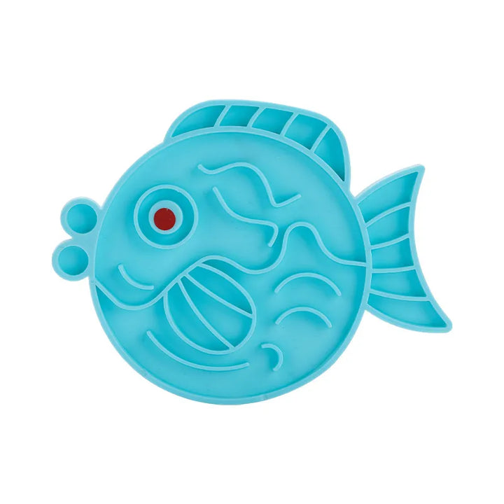 Behavioral pet enrichment toy: interactive food puzzle for mental stimulation.