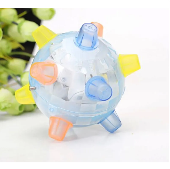 Durable pet toy: interactive dog ball with bright lights and engaging sounds for pets