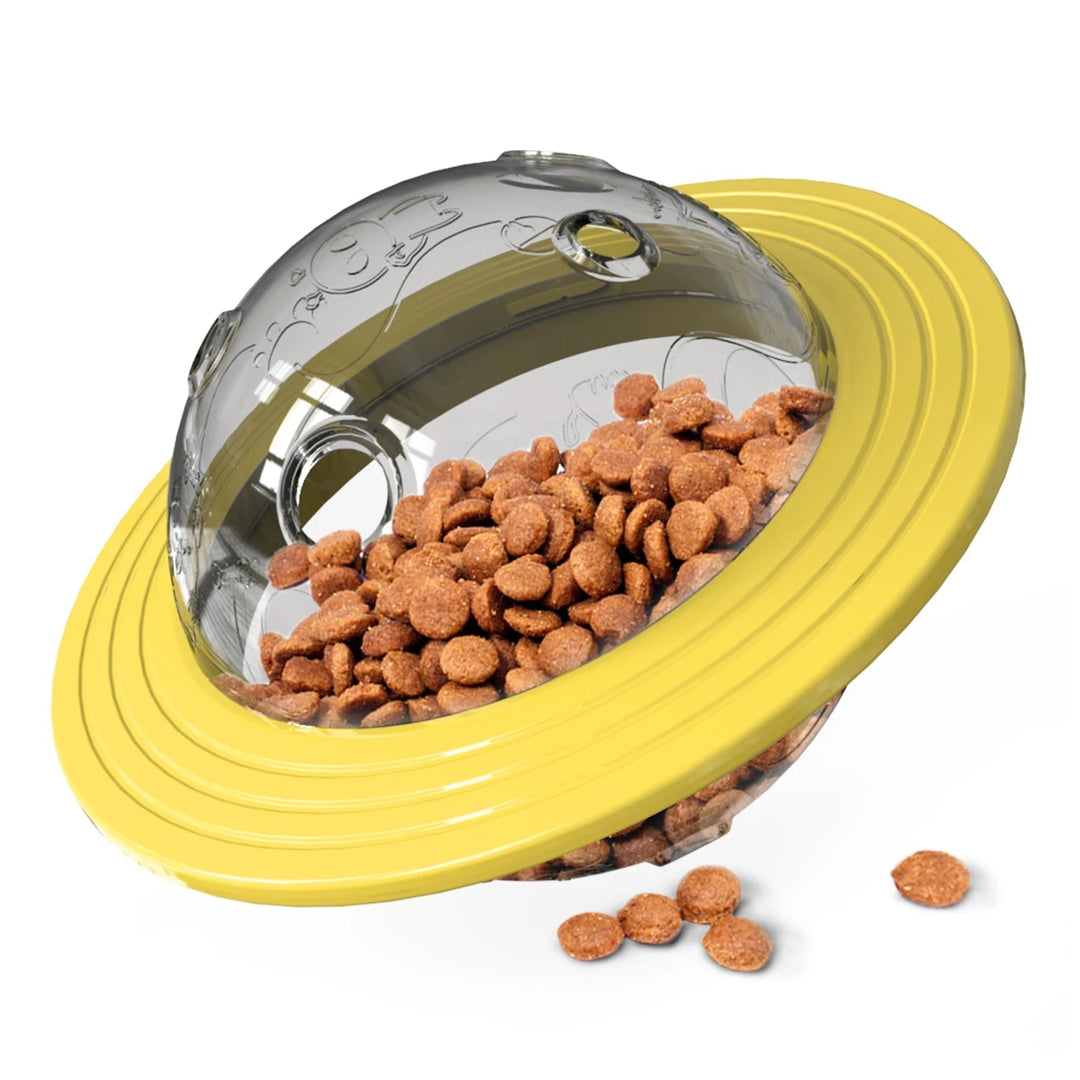 Pet accessory chew toy, an interactive puzzle feeder ball for dogs to encourage slow eating.