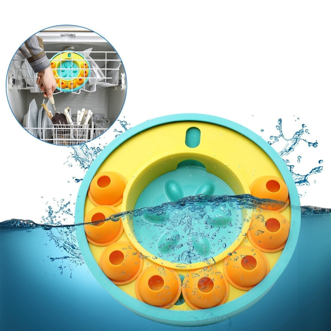 Durable non-toxic dog puzzle toy for mental stimulation, featuring a reward system for enhanced pet training