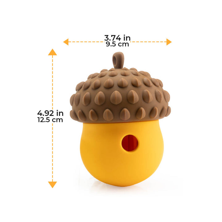 Purple dog slow feeder toy, chew-resistant silicone for pet enrichment and healthy feeding