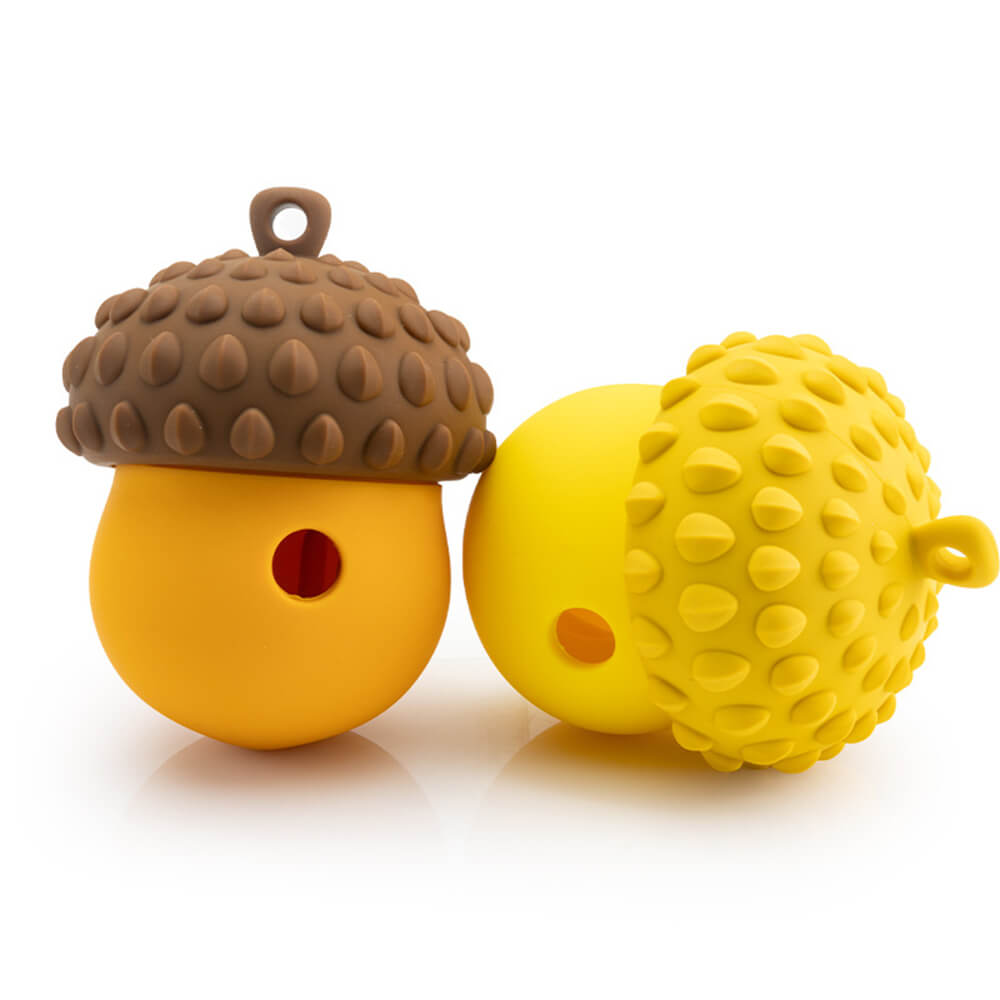 Assortment of colorful interactive dog slow feeder toys, durable pet supplies for food dispensing
