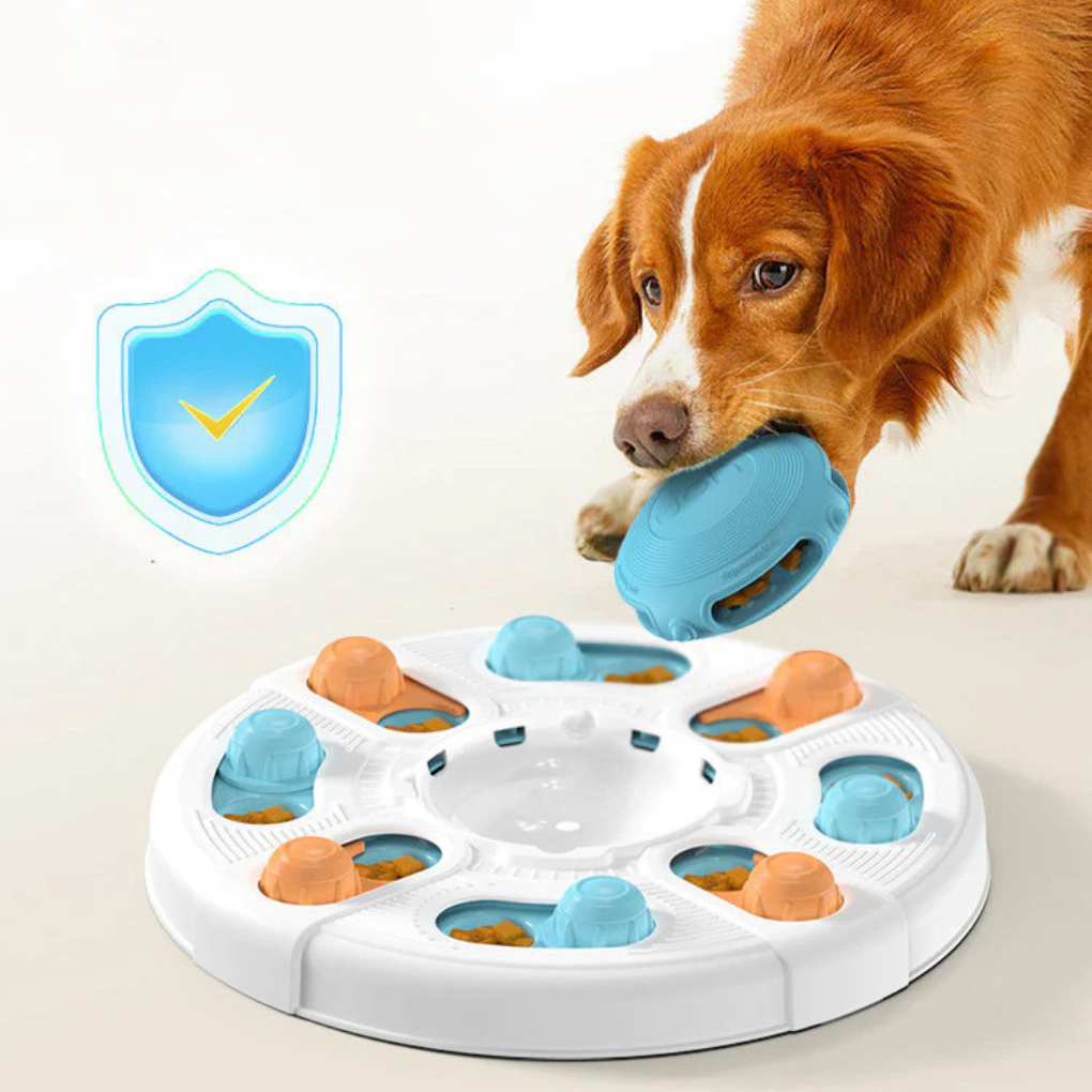 Interactive dog sniffing puzzle mat for mental stimulation and slow feeding, washable pet enrichment toy