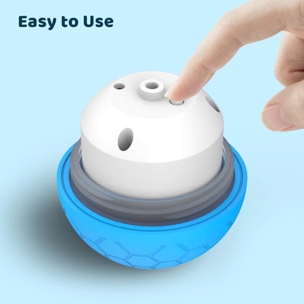 Puppy-friendly interactive bouncing toy ball for pet fun.