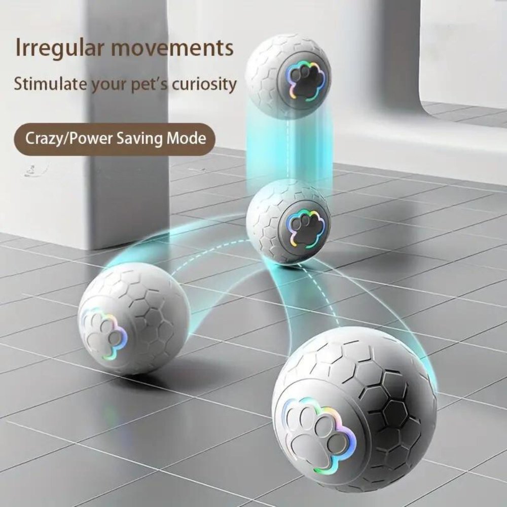 Waterproof interactive dog toy ball, perfect for pet playtime.