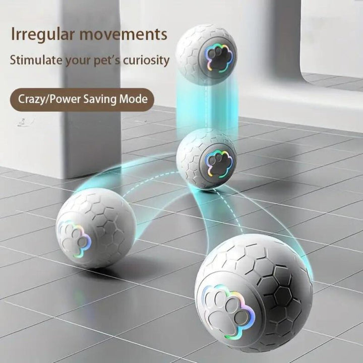 Waterproof interactive dog toy ball, perfect for pet playtime.
