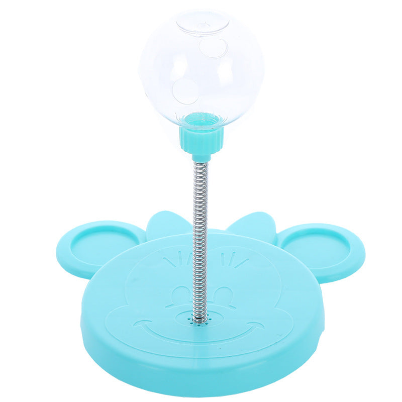 Durable interactive wobble dog toy for treats, perfect for pet food enrichment
