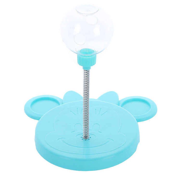 Durable interactive wobble dog toy for treats, perfect for pet food enrichment