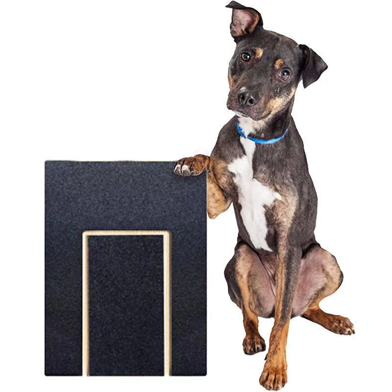 Close-up of puzzle feeder dog toy, an interactive enrichment mat for nail care and paw health