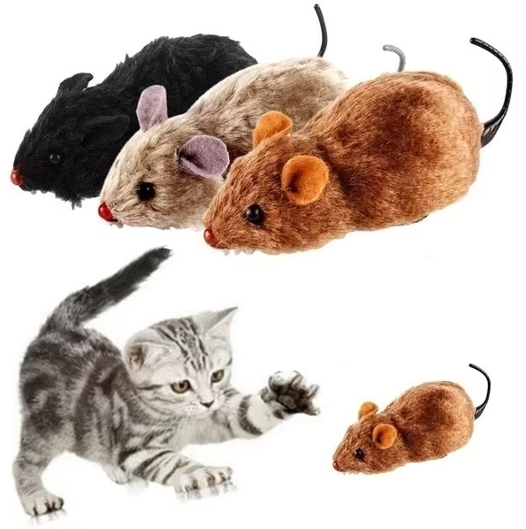 Interactive electric cat play mouse toy for indoor cats, enhancing hunting skills
