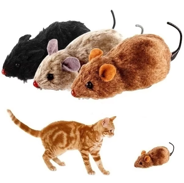 Automatic cat toy featuring a mouse design, promoting active playtime for pets