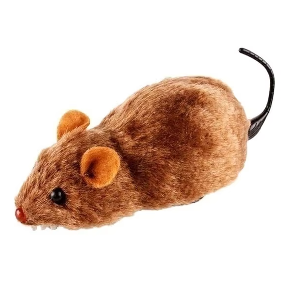 Electric mouse cat toy with unpredictable movement for engaging feline enrichment