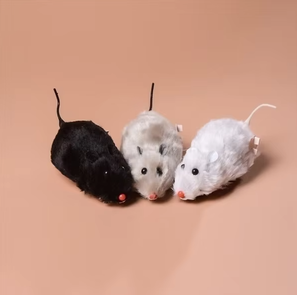 Interactive cat playtime mouse toy with electric movement, ideal for solo play