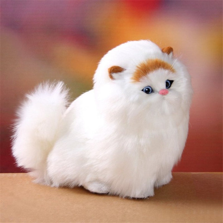 Engaging interactive electric plush kitten toy, emits realistic sounds, a perfect children's gift.