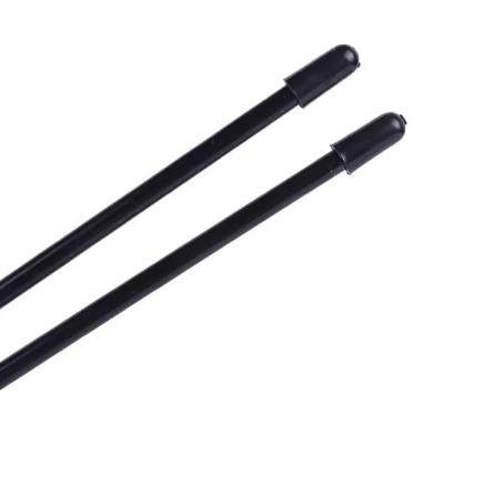 Handheld interactive feather toy for cats, encouraging pouncing and chasing instincts.