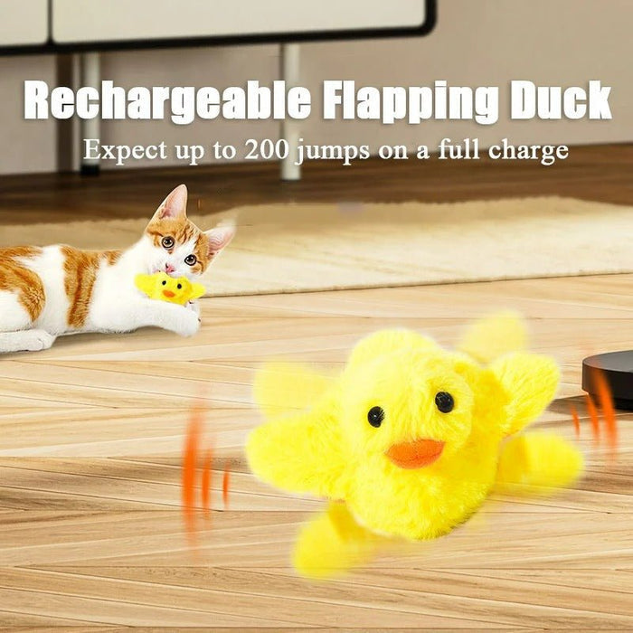 Pet supplies: Interactive Flapping Duck Cat Toy, a must-have for playful felines