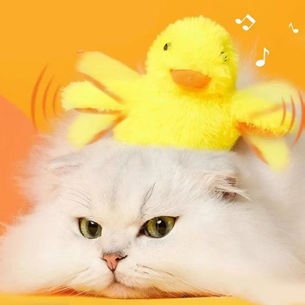Flapping Duck Cat Toy, rechargeable and interactive pet supplies for feline play