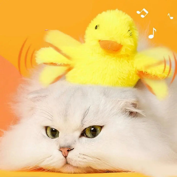 Flapping Duck Cat Toy, rechargeable and interactive pet supplies for feline play