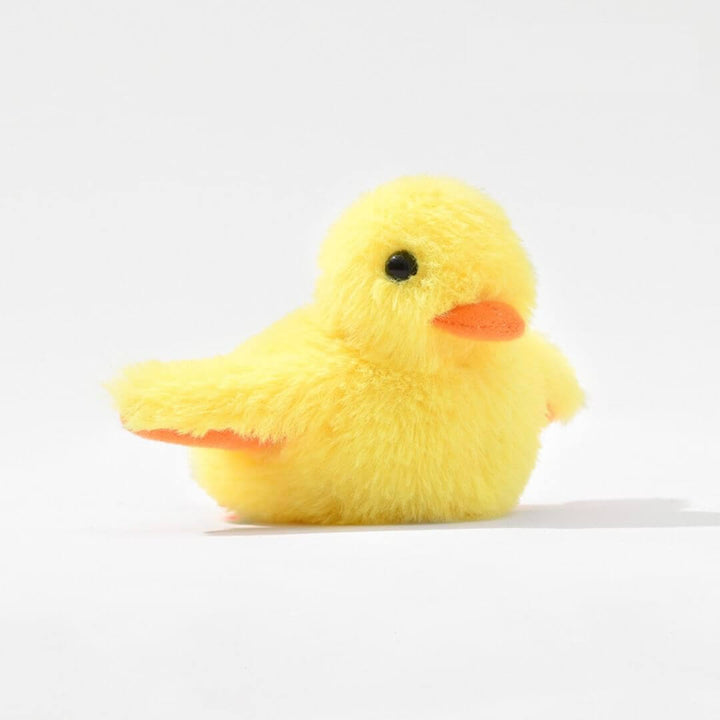Packaging for the Interactive Flapping Duck Cat Toy, highlighting features