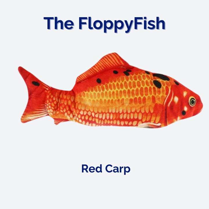 Rechargeable flopping fish dog toy. Interactive pet entertainment for energetic puppies & adult dogs.