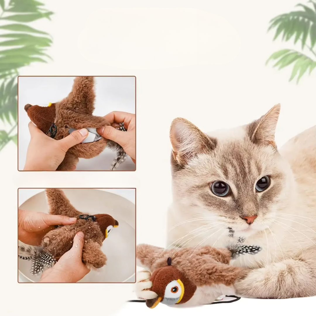 Feather cat toy, interactive and stimulating, perfect pet accessory for feline fun and activity.