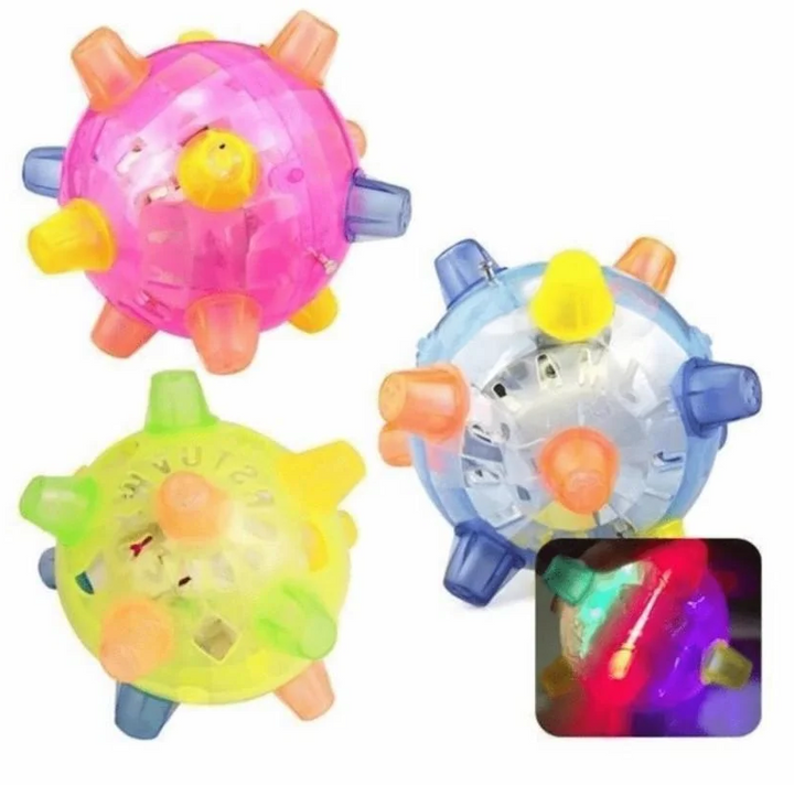 Engaging LED bouncing dog ball for active play, pet enrichment, and healthy exercise.