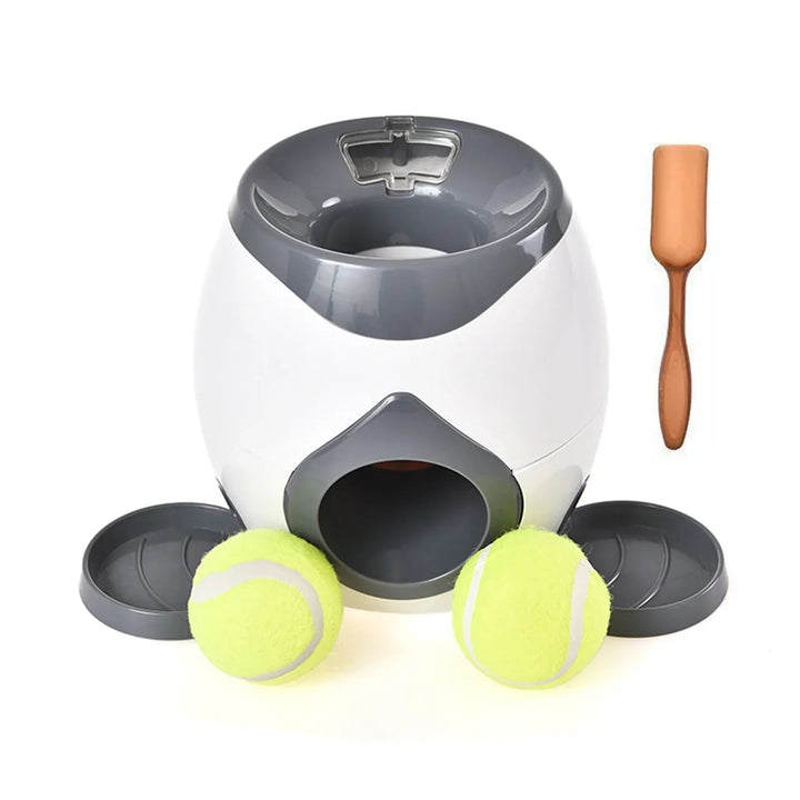 Interactive Pet Ball Launcher for Dogs, automatic fetch toy for mental stimulation & exercise