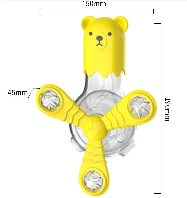 Cute bear-shaped interactive treat dispenser for pets, perfect cat and dog puzzle toy