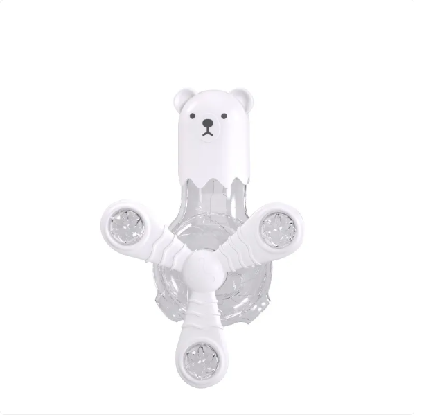 Fun bear-themed treat dispenser, an interactive pet food puzzle for playful cats and dogs