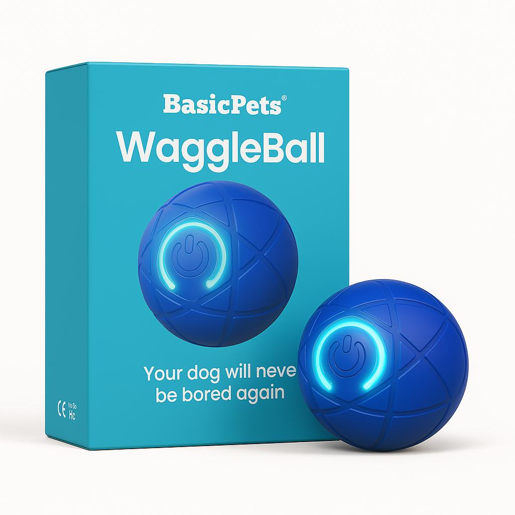 Interactive pet jumping glowing motion ball for dogs & cats, rechargeable & durable