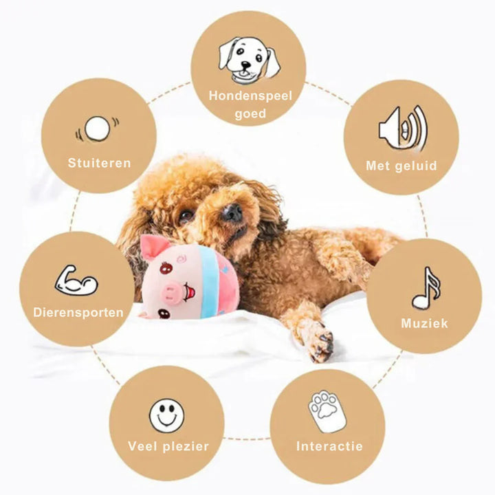 Automatic pet supplies dog toy, interactive movement, keeps dogs entertained for hours