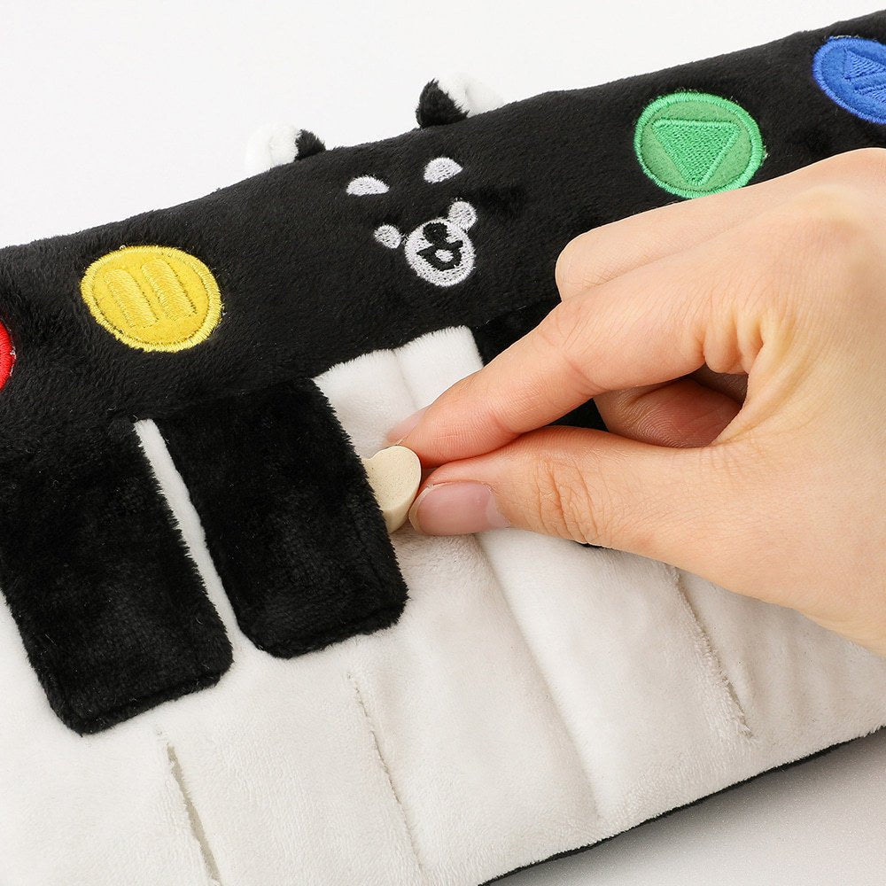 Interactive Pet Piano Treat Toy, a pet puzzle designed for mental stimulation & enrichment