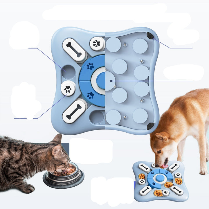 Dog mental stimulation puzzle feeder; durable, easy-clean, perfect for pet health.
