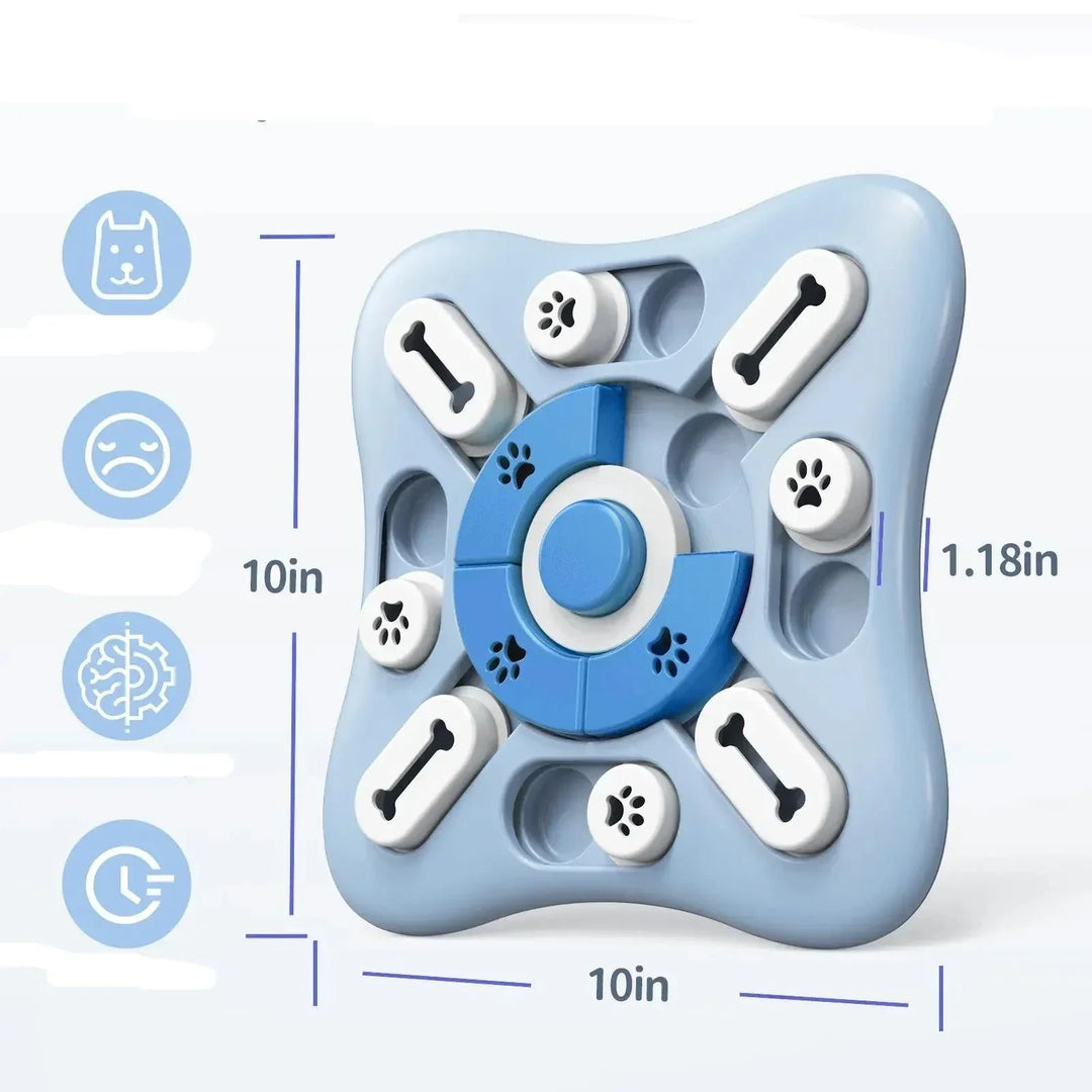 Easy clean interactive pet puzzle feeder, ideal pet supplies for mental enrichment.