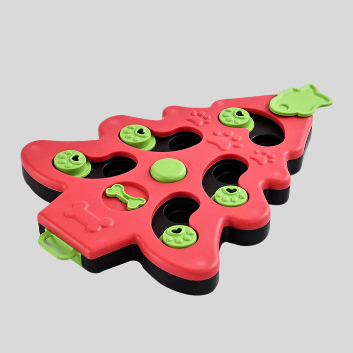 Interactive pet puzzle slow feeder bowl for dogs & cats, promoting healthy eating & mental enrichment.