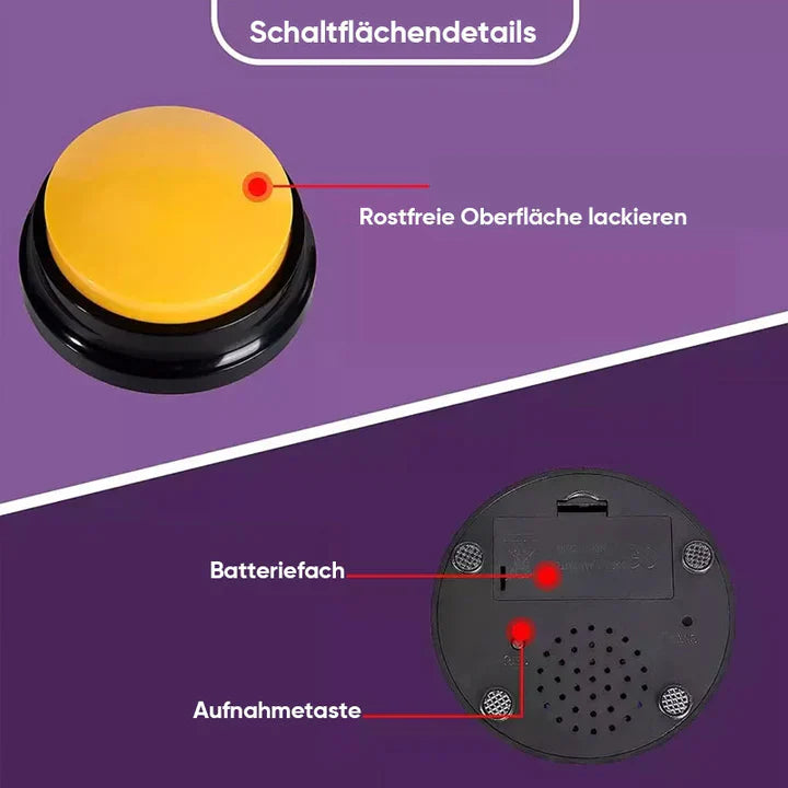 High-quality interactive pet communication button system for training