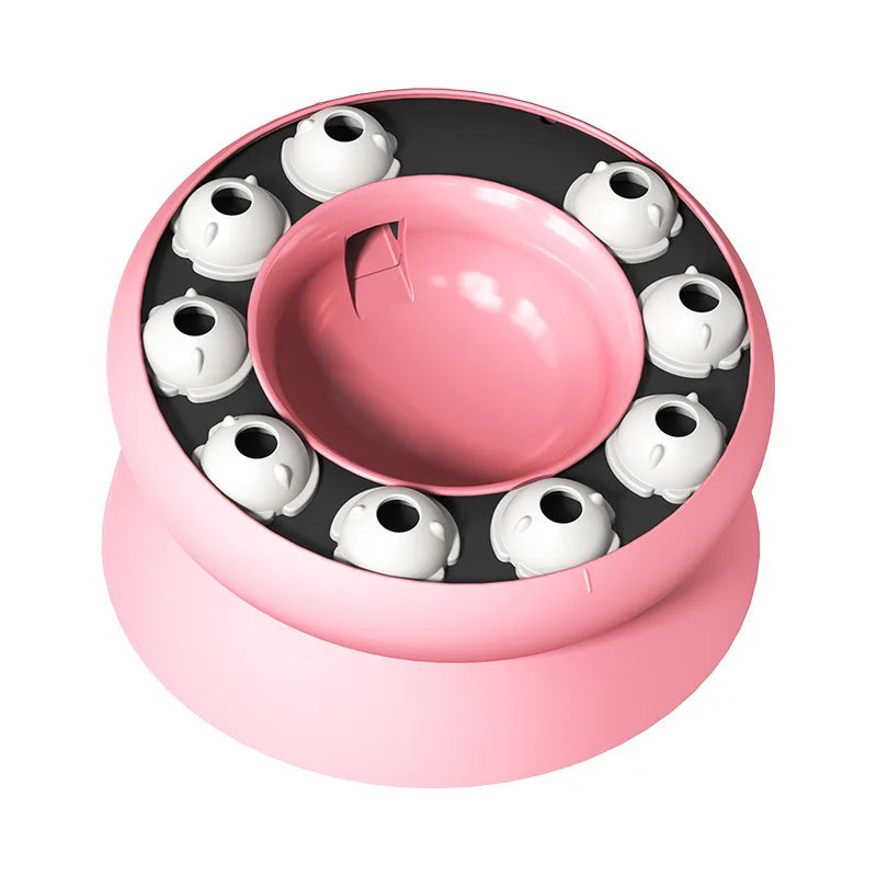 Pet feeder: Angled puzzle cat bowl, an interactive toy for slow eating and better pet health