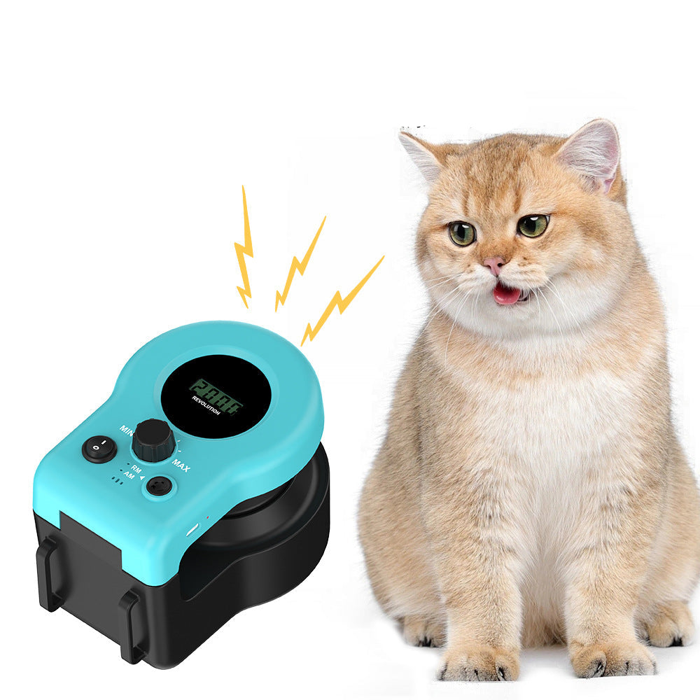 Feline enrichment interactive pet supply: remote control string cat toy for playful cats