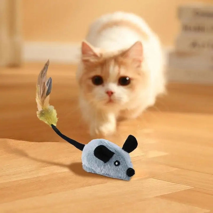 Smart mouse cat toy, electronic pet accessory for stimulating playtime and exercise