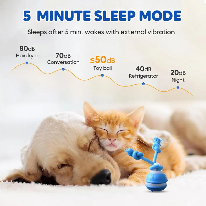 Rolling smart dog toy, promotes activity and reduces pet boredom