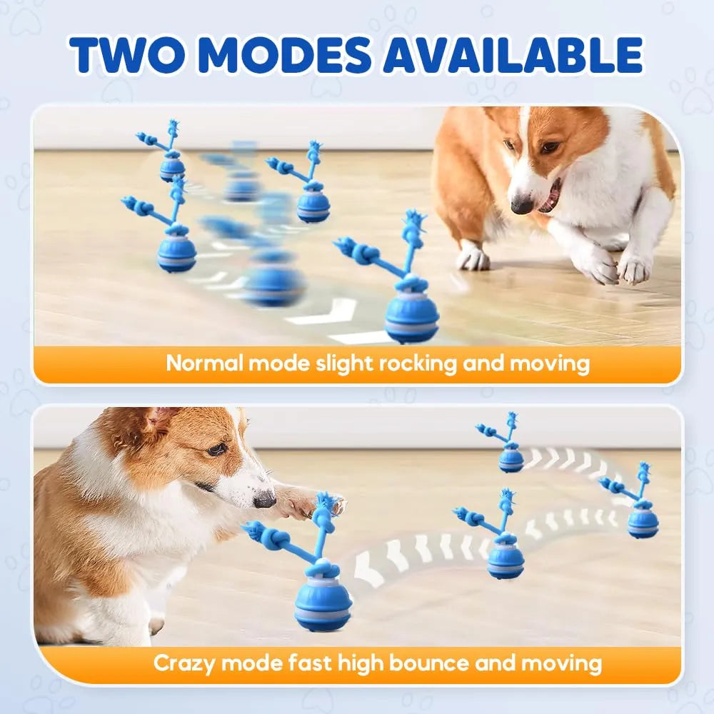 Dog enrichment rolling ball, smart design for engaging playtime